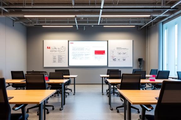 Interior of AggrateCloud's modern coaching space in Breda