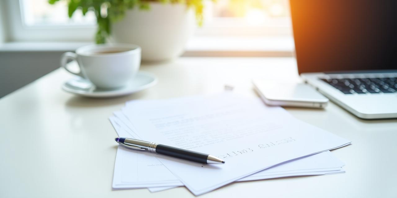 Een professioneel Nederlands CV op een bureau met een kop koffie